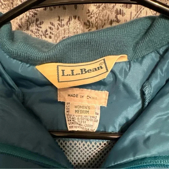 L.L. Bean Teal Utility Jacket - Picture 3 of 5